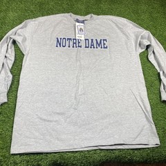 VTG Notre Dame Fighting Irish Jansport Shirt Mens 2xl Gray NWT Dead Stock NCAA