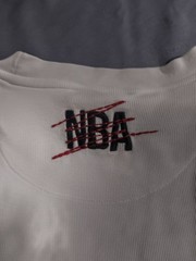 NBA Patch Sweatshirt Vintage Y2K Unk In The Cream Color Way XXL