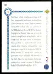 1993-94 U Special Edition – NBA All-Star Weekend Highlights Toni Kukoc #183 (RC)