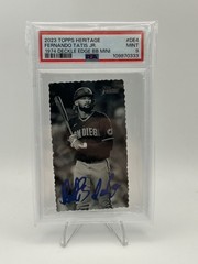 2023 TOPPS HERITAGE 1974 DECKLE EDGE BASEBALL MINIS FERNANDO TATIS JR. PSA 9