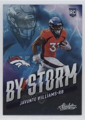 2021 Panini Absolute By Storm Javonte Williams #BST-15 Rookie RC 1o1p