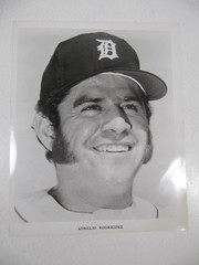 Original Press Glossy 8×10 Photo Aurelio Rodriguez Detroit Tigers 1972-1973