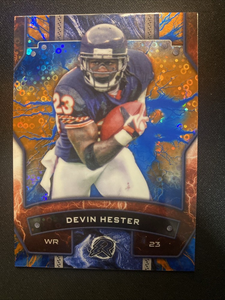 2024 Topps Resurgence – Devin Hester #13 Blue & Orange Spark Refractor