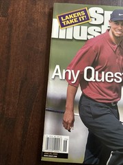 Tiger Woods Any Questions US Open Sports Illustrated Newsstand 6/26/2000!
