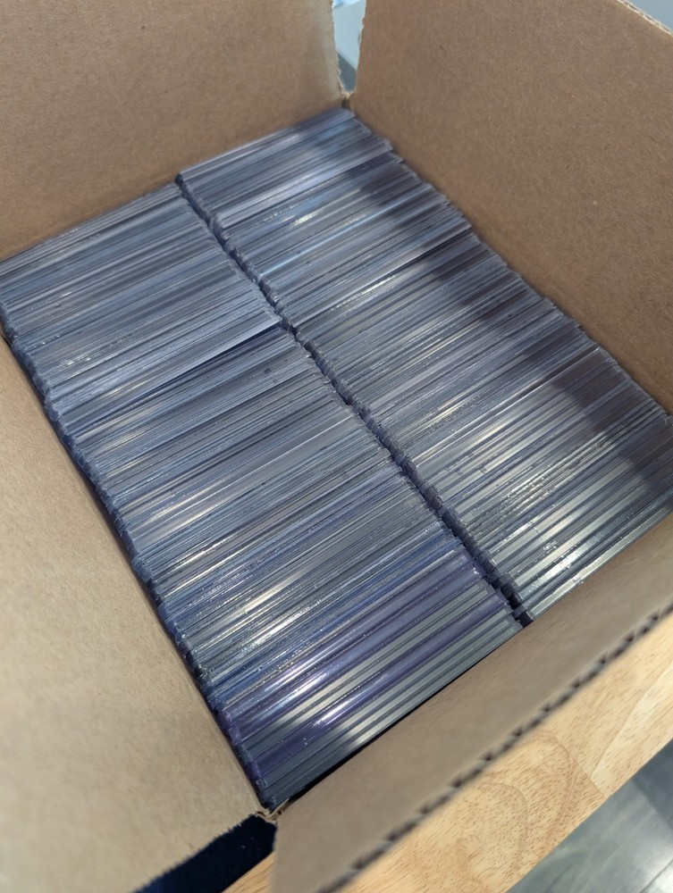 Bulk Lightly Used Thick/Oversized Top Loaders for Sports Trading Cards ~300 ct