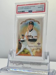 KAZUMA OKAMOTO 2019BBM ROOKIE EDITION #114 PSA10!GEMMINT!POP1!(RC)