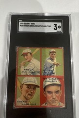 1935 Goudey 4-in-1 – R321 Frankie Frisch, Dizzy Dean, Chuck Klein #2A Chuck…