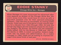 Eddie Stanky 1966 Topps #448 TYW7 wrinkle