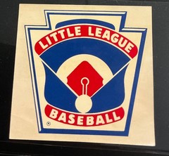 Vintage Little League Baseball Decal Palm Bros