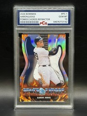 2026 Bowman Aaron Judge Power Chords Refractor PC-1 Graded PCG Gem-Mint 10 🔥