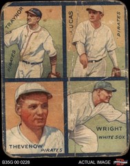 1935 Goudey 4-in-1 Pie Traynor Pirates / White Sox SHORT-PRINT HOF 1.5 – FAIR