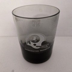 NFL Washington Redskins Helmet Logo 12oz Smoked Glass Whiskey Glass