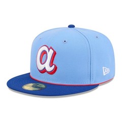 Men’s Atlanta Braves New Era Light Blue 2026 City Connect 59FIFTY Fitted Hat NEW