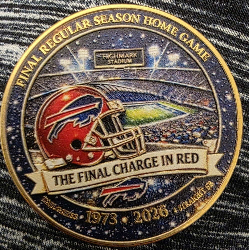 Buffalo Bills Bills vs Jets Final Home Game Commemorative Coin 2026 ball marker