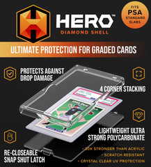 PSA Slab Protector Cover – HERO Diamond Shell for Modern Standard PSA Slabs