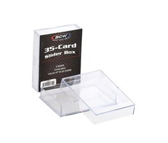 2 BCW 35 Card Holder Slider Box Magic the Gathering One-Piece Storage Holds 70