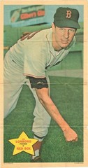 1968 Topps Baseball Poster, #11, Jim Lonborg, Boston Red Sox, 9-3/4″ x 18-1/8″