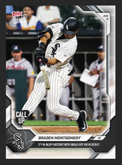 Braden Montgomery 2026 Topps NOW #311 Walk-Off HR Debut White Sox PRESALE