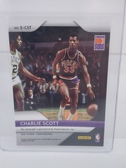 CHARLIE SCOTT – 2018-19 Prizm Signatures #S-CST Autograph Phoenix Suns HOF Auto