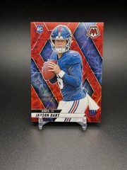 2025 Panini Mosaic Jaxson Dart #362 Rookie Red Scope Prizm New York Giants NFL