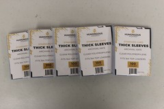 (1000) Humongous Hoard Thick Card Sleeves up to 130 Points – 10 Packs of 100