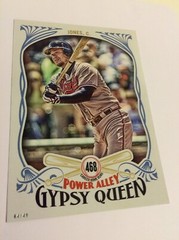 2016 Topps Gypsy Queen Power Alley Jumbo 5×7 Chipper Jones Braves PA6 #’d /49