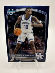 Brandon Garrison Navy Mojo Refractor /175 #BCP-97 25-26 Bowman Chrome – Kentucky