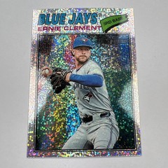 2026 Topps Heritage – Ernie Clement #21 Chrome Silver Sparkle Refractor