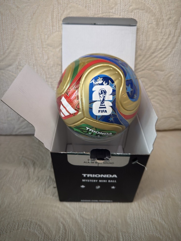 2026 FIFA World Cup Trionda Adidas Mini Soccer Ball – Mystery Mini Ball – GOLD 2