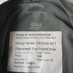 North Dakota State Bison Disney Winnie the Pooh Blue 84 Long Sleeve Shirt Large