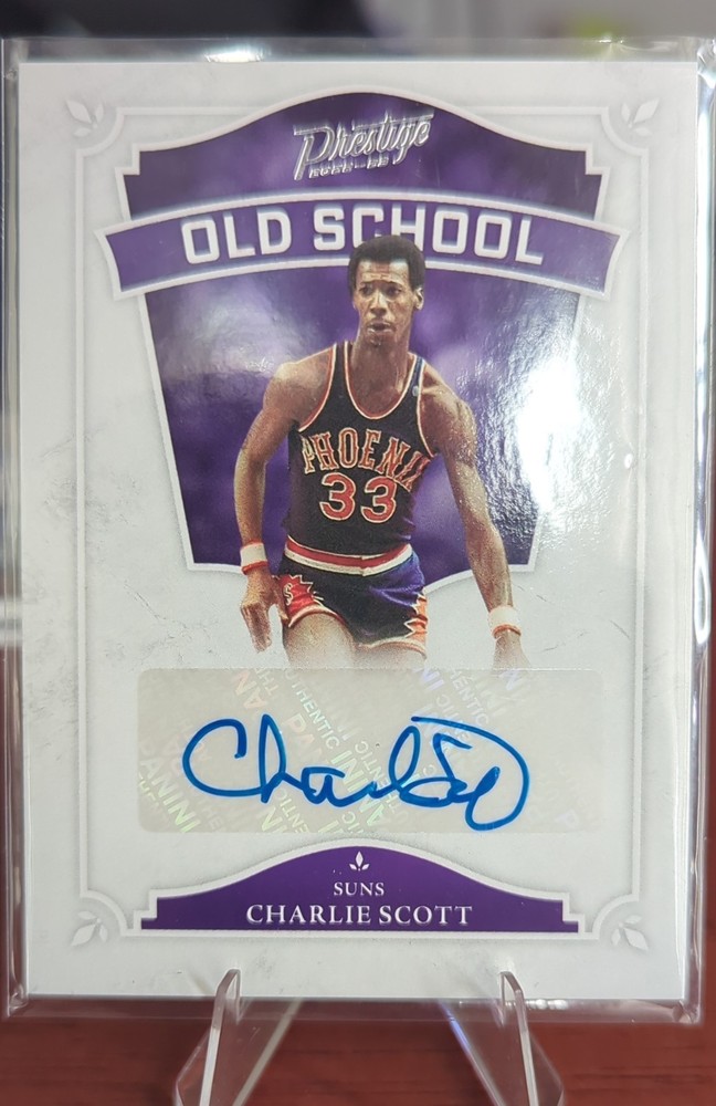 2022-23 Panini Chronicles – Old School Autographs Charlie Scott #OSA-CSS (AU)