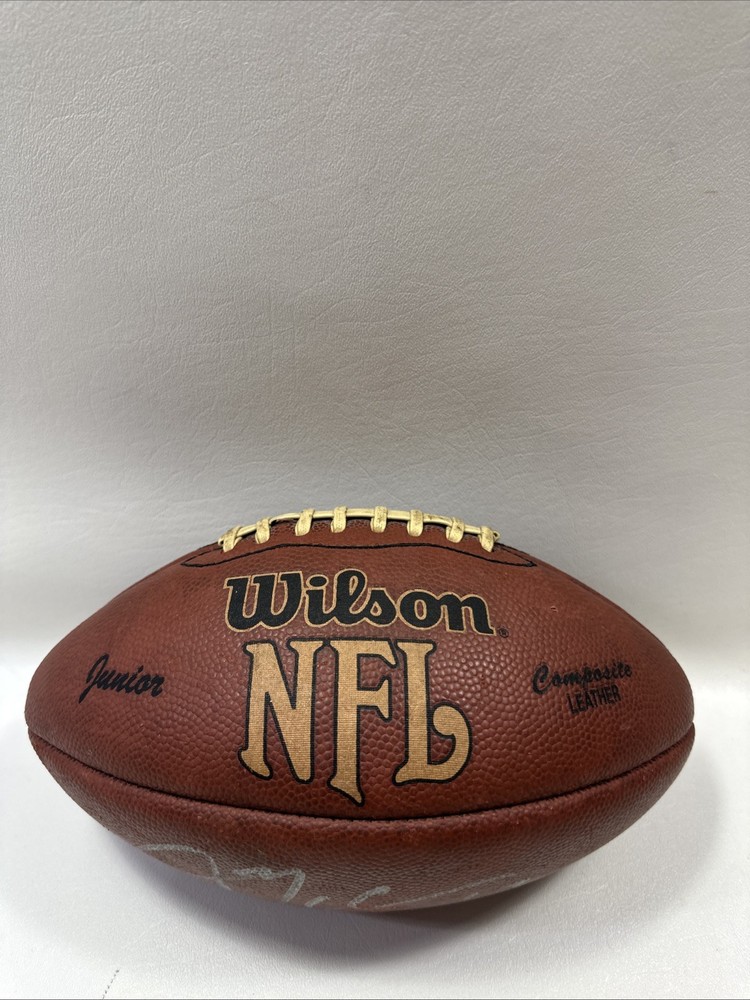 Signed Autographed Wilson NFL Junior Leather Football Signature UNKNOWN
