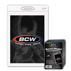 1 pack of 50 BCW 3″ x 4 ½” Semi-Rigid #2 Standard Sized Card Holders
