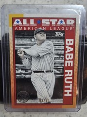 Babe Ruth 2025 Topps All Star Insert #3/90 Yankees Jersey Number 1/1