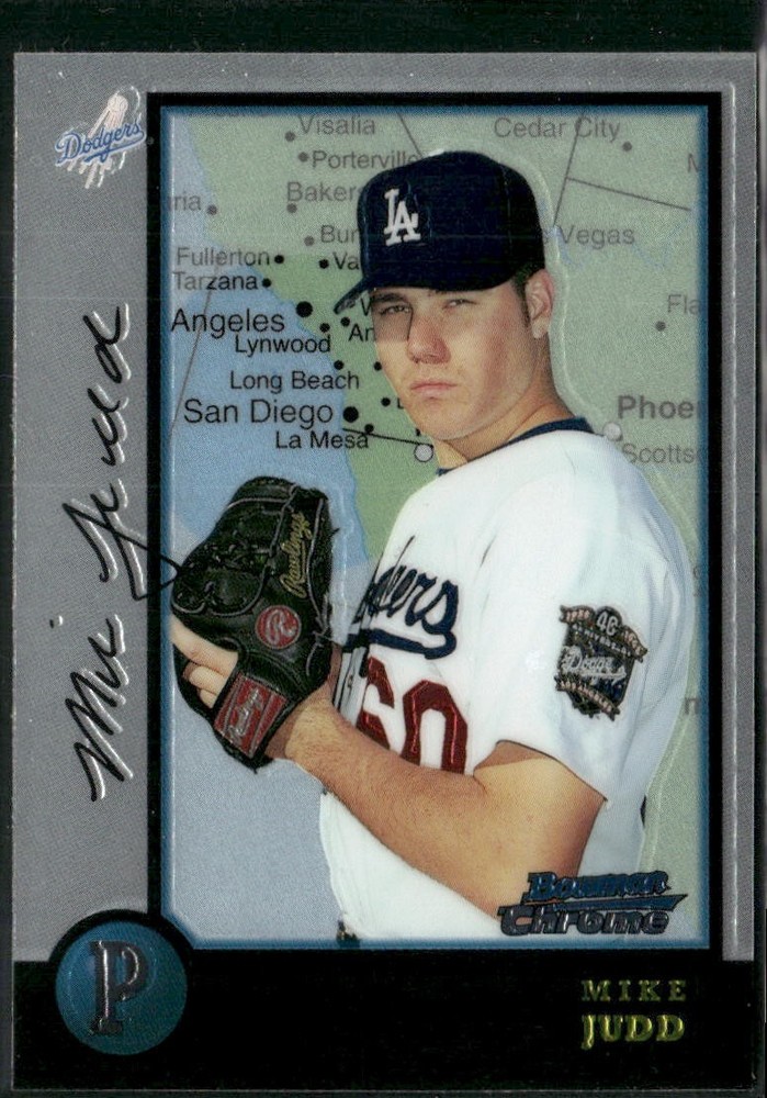 Mike Judd Rookie 1998 Bowman Chrome #381 International Los Angeles Dodgers
