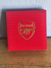 Arsenal Premier League Champions 2025/26 Medal & Mini Trophy Box Set