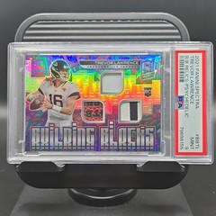 Panini Spectra 2021 Trevor Lawrence Building Blocks Psychedelic Prizm /5 PSA 9
