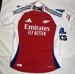 Large Mens Adidas Arsenal FC 24/25 Home Authentic Jersey IT6140 Red $150