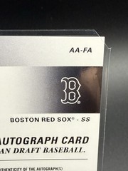 Franklin Arias 2025 Bowman Draft #AA-FA Achromatic Autograph Green [#14/99]