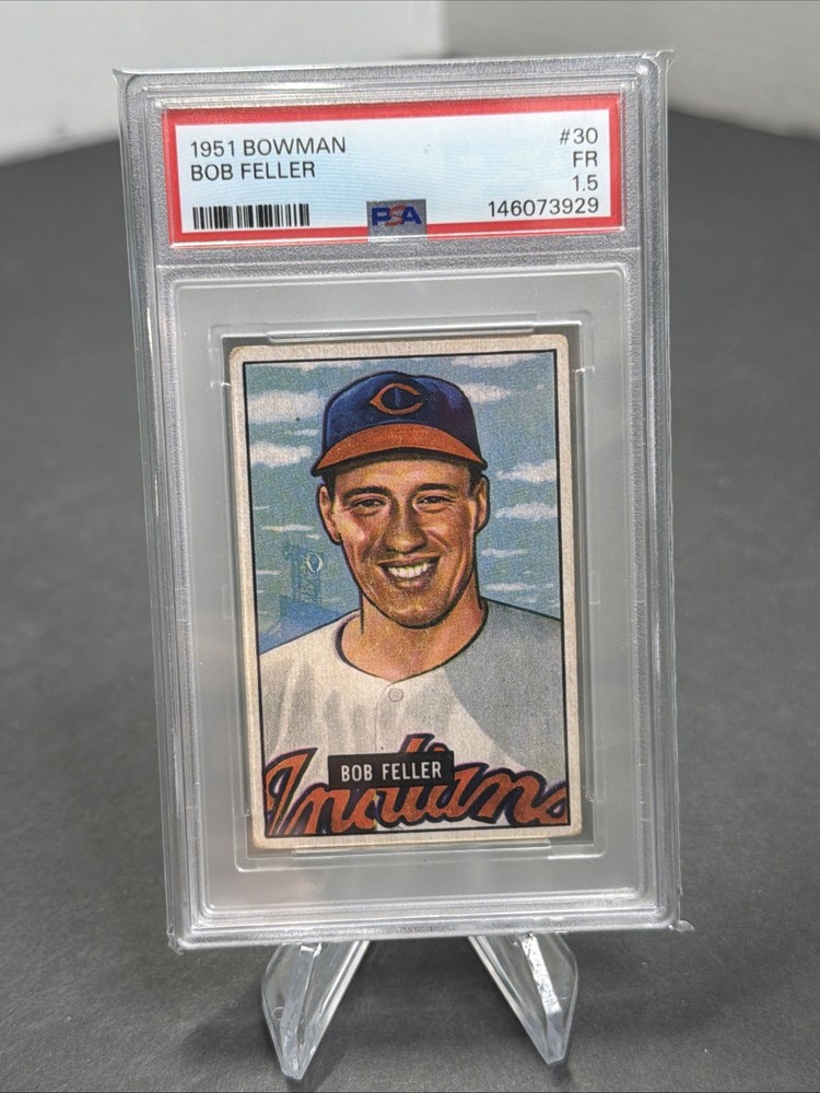 1951 Bowman Bob Feller Psa 1.5 **LOW POP!!