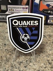 San Jose Earthquakes Soccer Team Logo 2.5in Decal Sticker Futbol Stickers