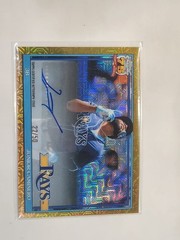 Junior Caminero Auto 2026 Topps Chrome #91C-2 1991 Mojo Refractor Gold /50