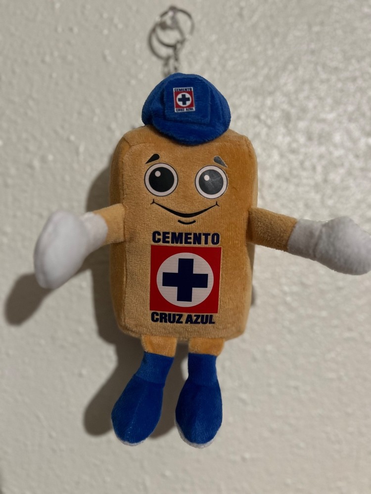 CRUZ AZUL KEYCHAIN STUFFED COSTALITO 7 INCH LLAVERO CHAMPIONS CUP 2025