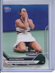 2025 Topps Now Aryna Sabalenka TN-AS US Open Finals Winner 4th Career Major Win