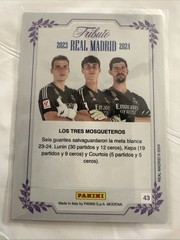 Panini Tribute Real Madrid 23-24 Synergy 3 Goalkeepers and Individual Photos