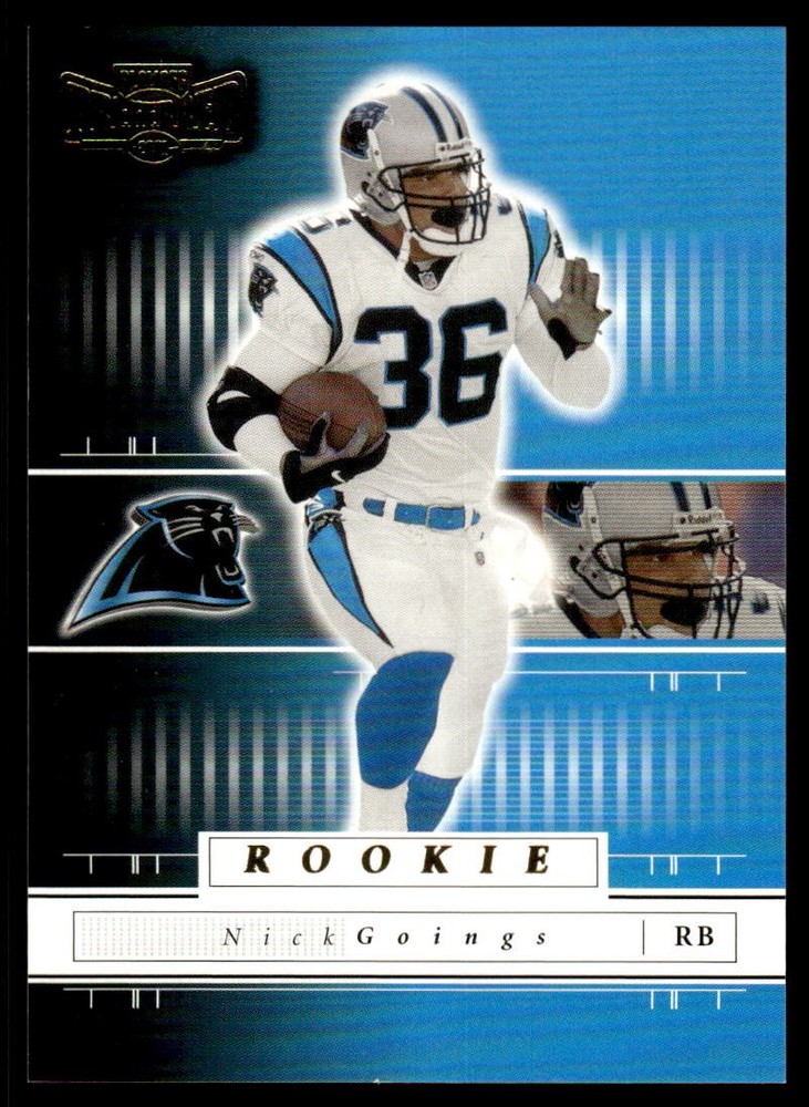 2001 Playoff Preferred #122 Nick Goings /1100 Carolina Panthers