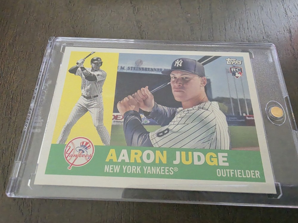 🔥 2017 TOPPS ARCHIVE BASEBALL AARON JUDGE RC ROOKIE CARD #62 CLEAN MVP 🔥