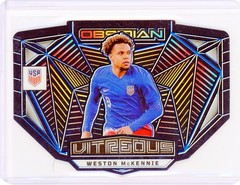 2023-24 Panini Obsidian – Vitreous Weston McKennie #20 Electric Etch Blue /30