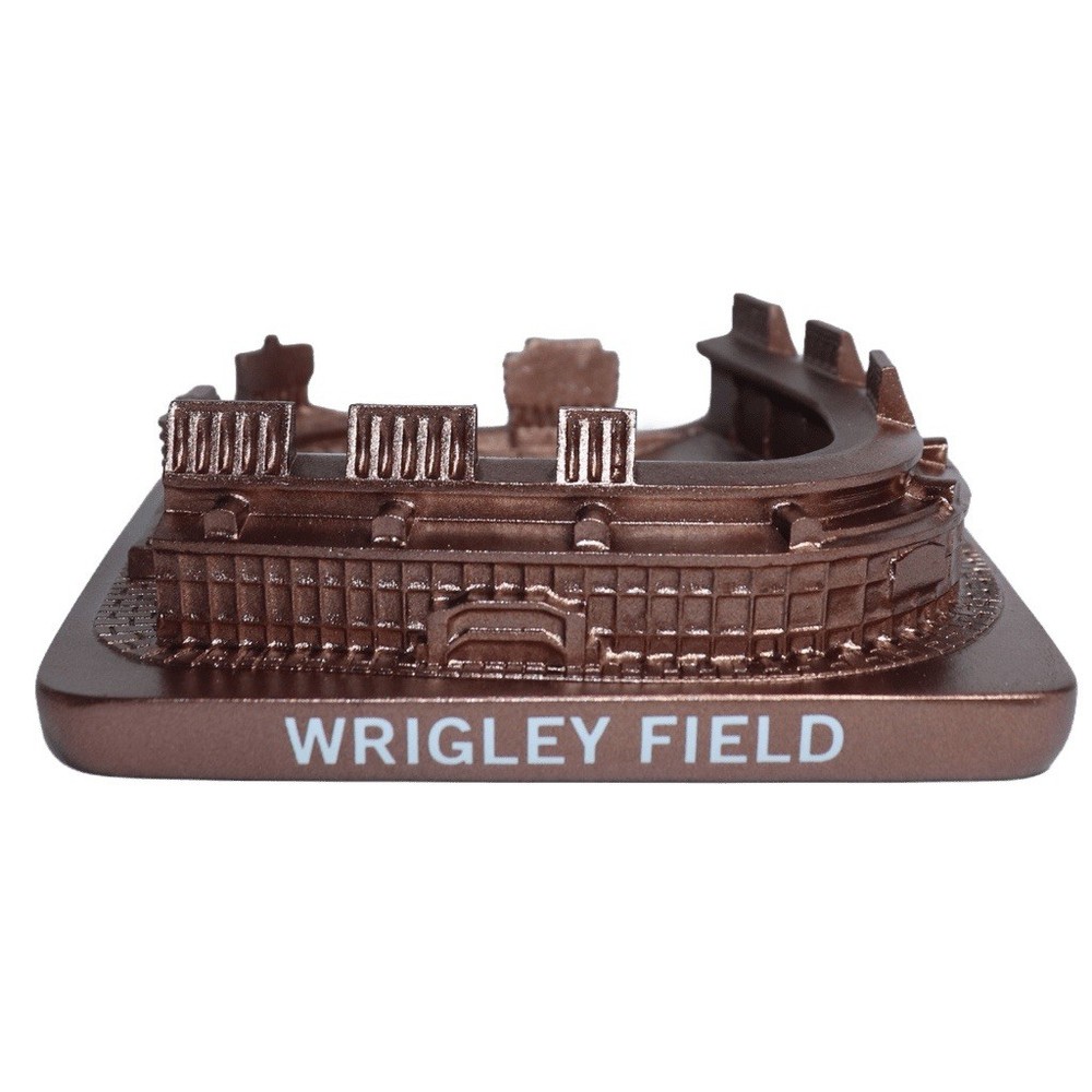 Brand New Chicago Cubs Bronze Wrigley Field Replica From 6/7/2026 Game vs Giants