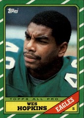1986 Topps #279 Wes Hopkins – FB